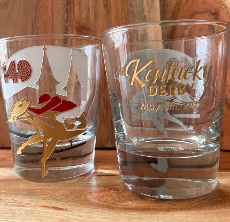 KENTUCKY DERBY 149 - Rocks Glasses set/2